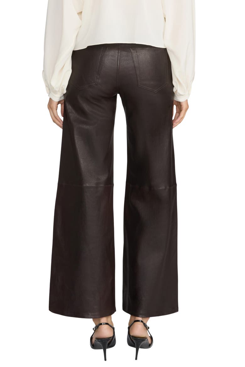 The Swing Leather Pants, Alternate, color, TRUFFLE
