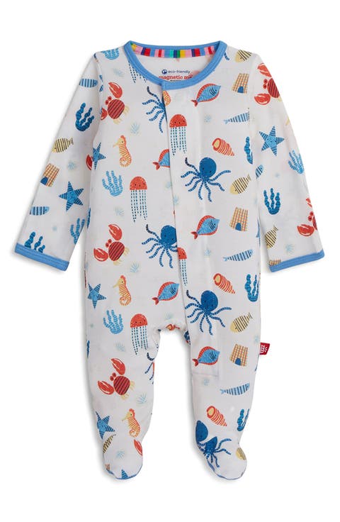 Deep Chic Blue Magnetic Footie (Baby)