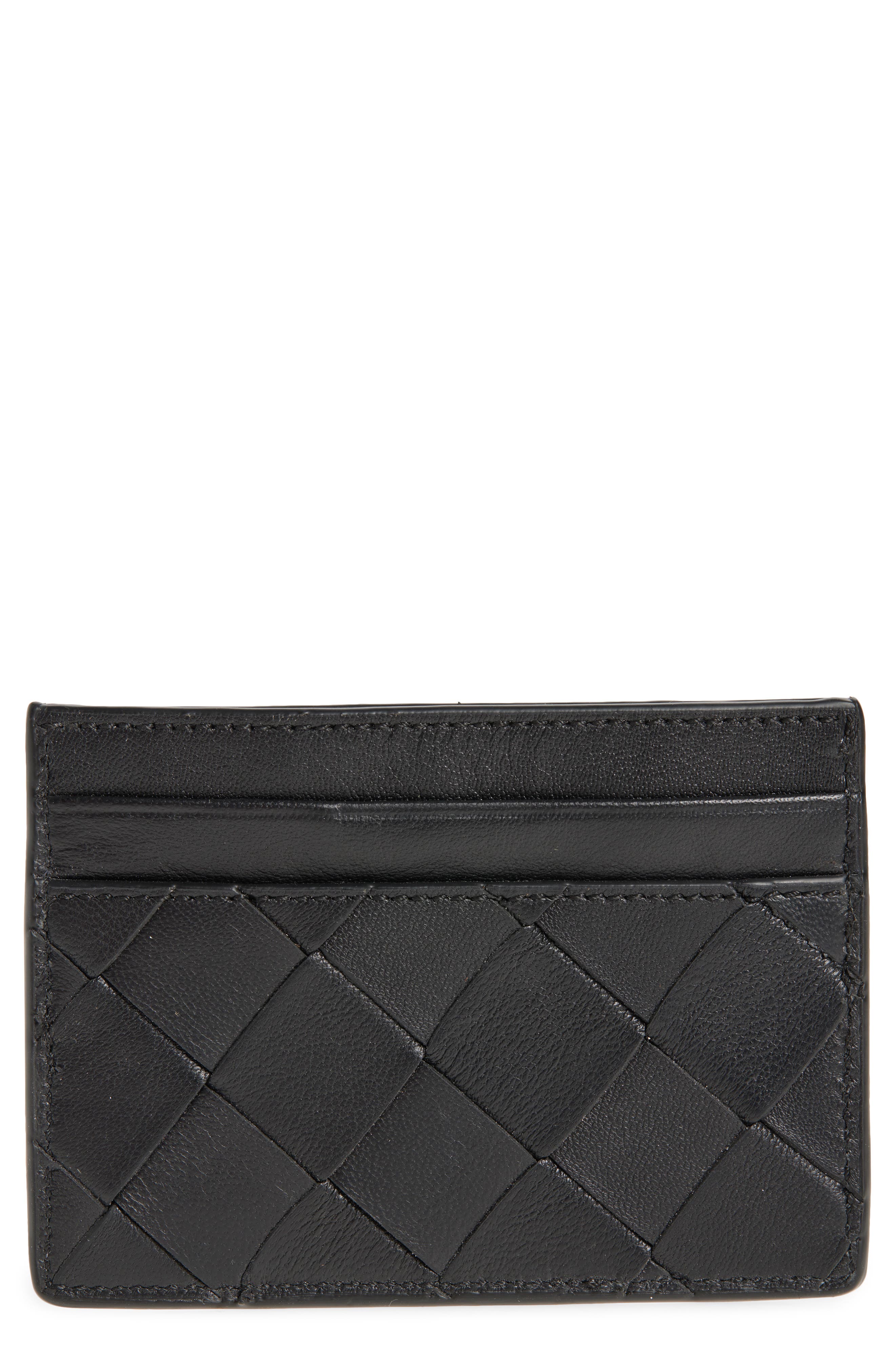 leather card sleeve wallet Woven Case (Men) and Honey Dimensions Card Wallet - Horween® Leather