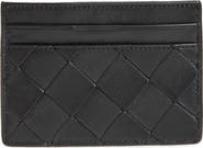 Nordstrom Woven Leather Card Case