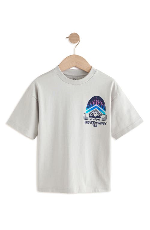Next Kids' Assorted 3-pack Skate Graphic T-shirts In Grey