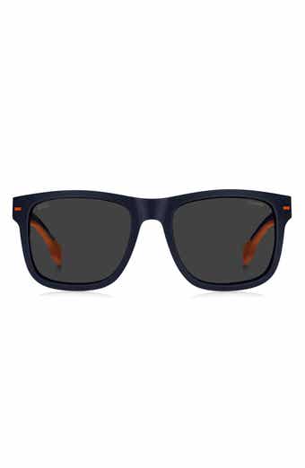 BOSS 55mm Polarized Square Sunglasses