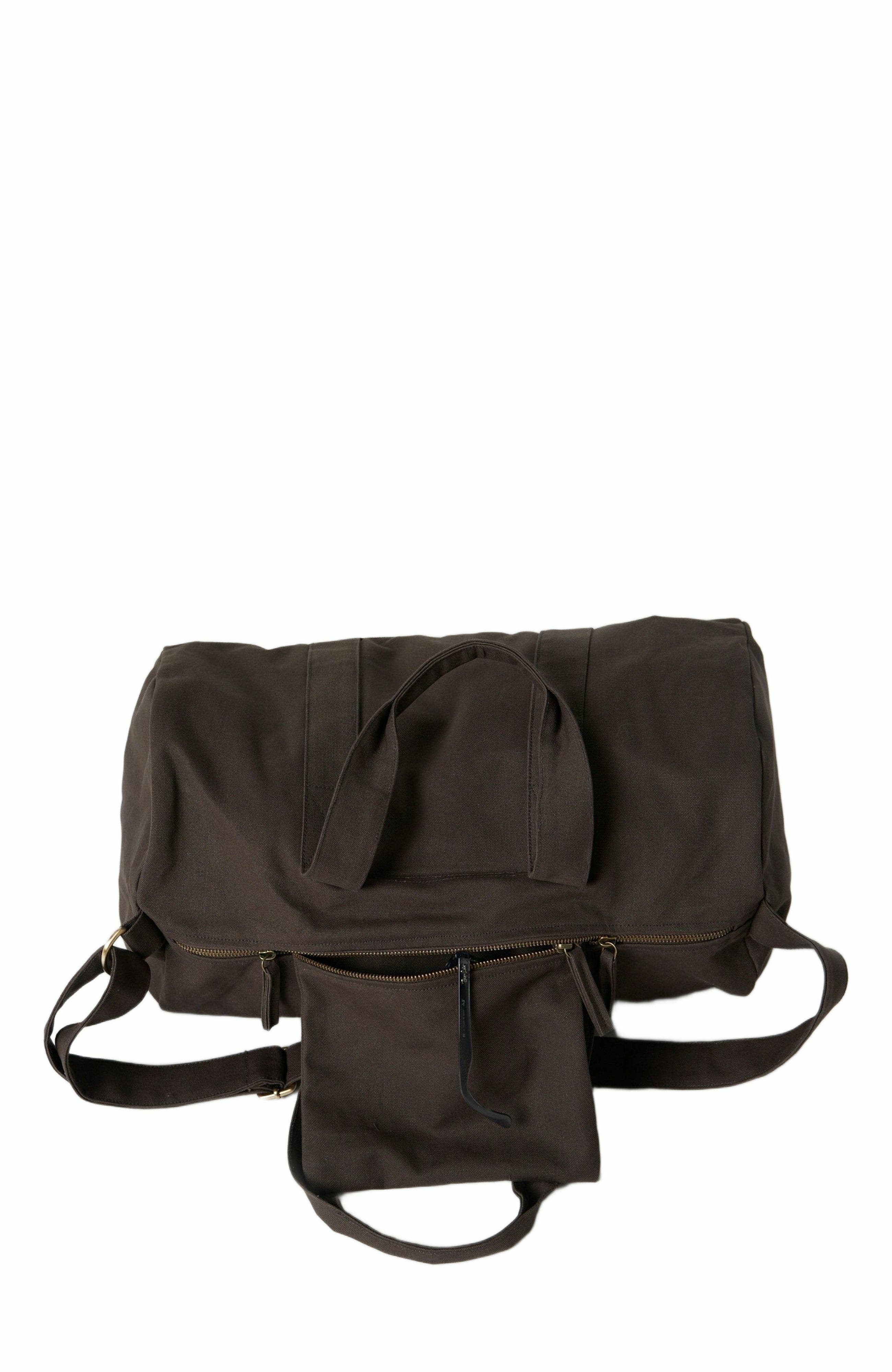 Organic Cotton Gym Bag, Alternate, color, Chestnut Brown
