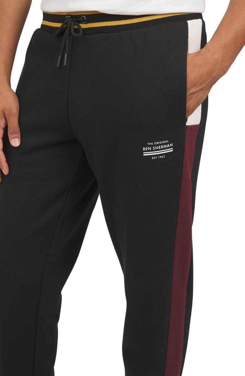 Ben Sherman Colorblock Cotton Blend Sweatpants, Alternate, color,