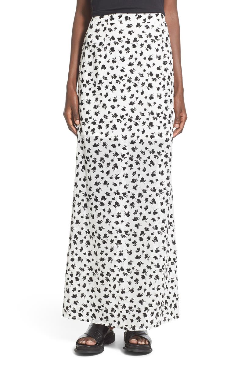 Leith Floral Print Maxi Skirt, Main, color,