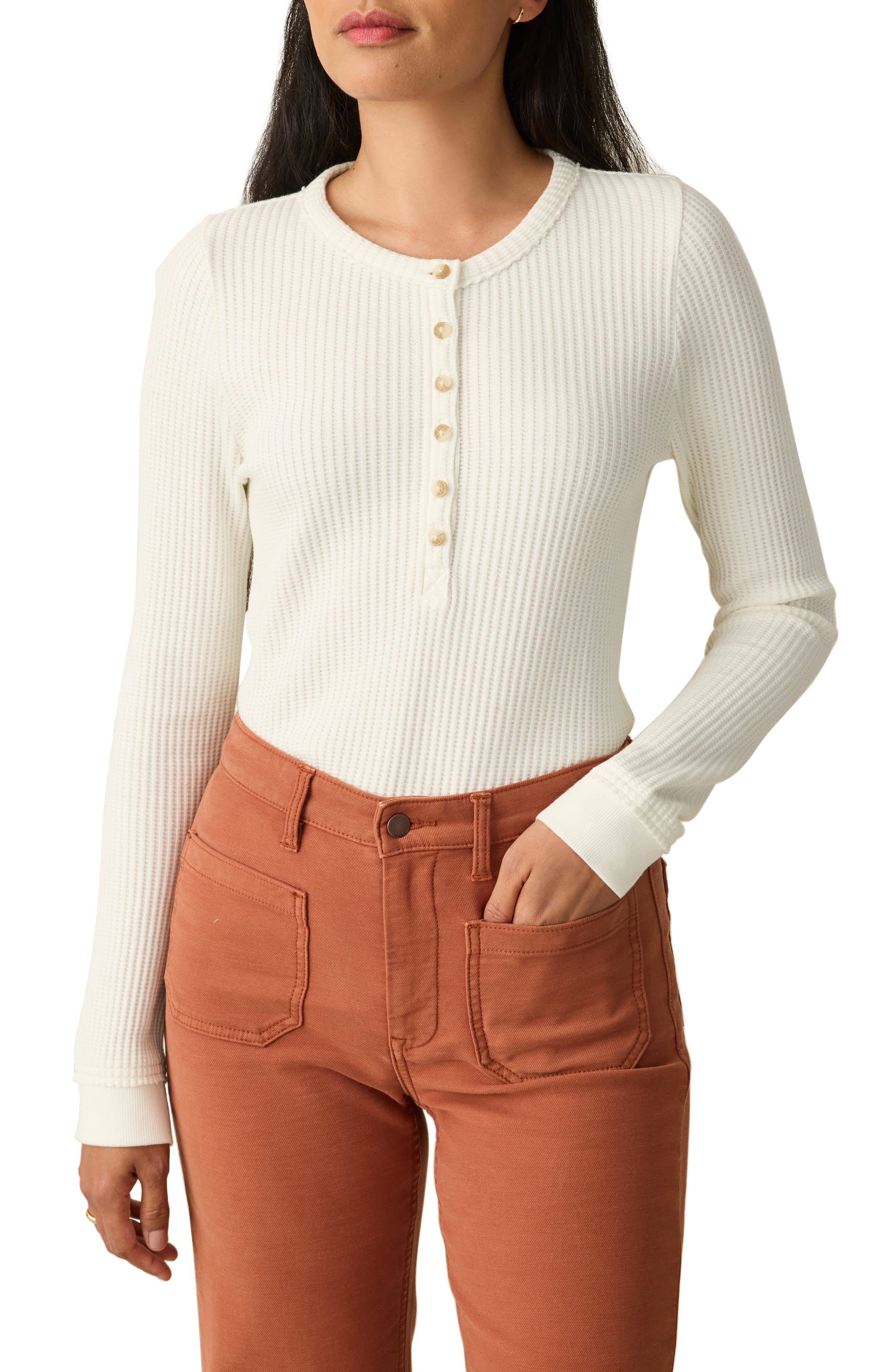 Faherty Legend Après Waffle Henley