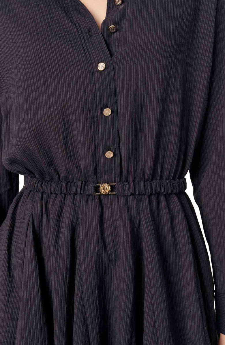 maje Mini crepe dress, Alternate, color, 