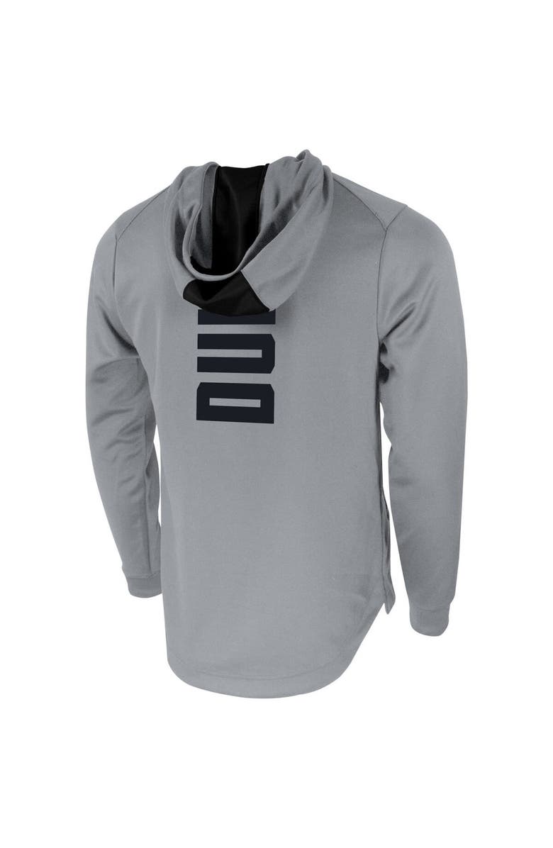 Nike Men's Nike Gray Duke Blue Devils 2-Hit Performance Pullover Hoodie, Alternate, color, 