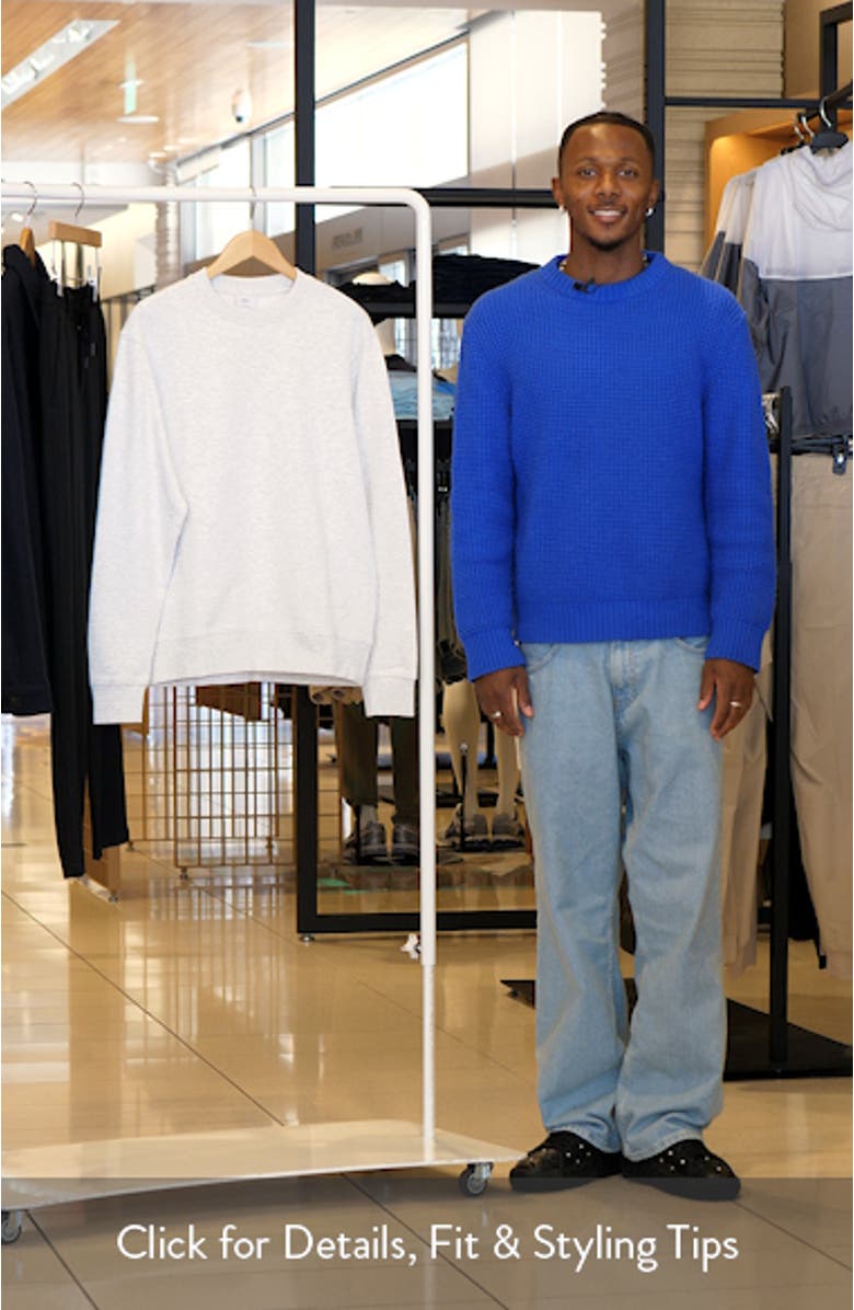 Regular Fit Cotton Sweatshirt, sales video thumbnail