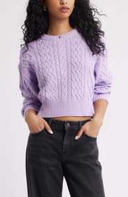 BP. Cable Pullover Sweater
