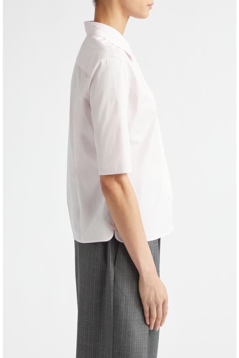 Slim Fit Short Sleeve Button-Up Shirt, Alternate, color, ROSE
