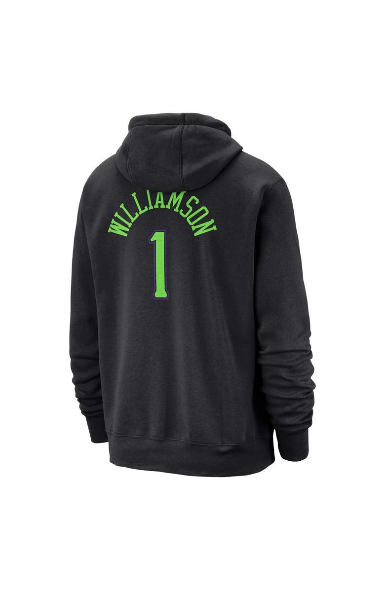 Nike Men's Nike Zion Williamson Black New Orleans Pelicans 2023/24 City Edition Name & Number Pullover Hoodie, Alternate, color, 