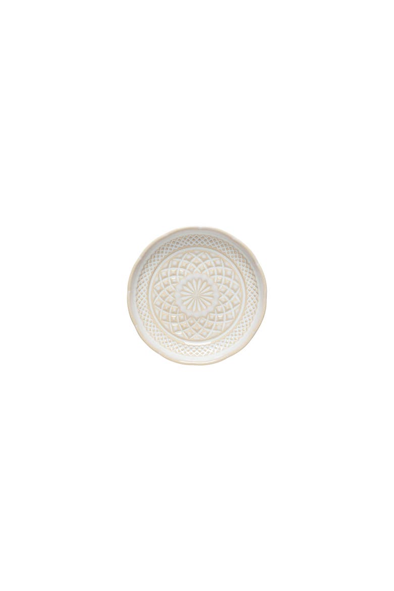 Cristal Set/6 appetizer plates, Main, color, White
