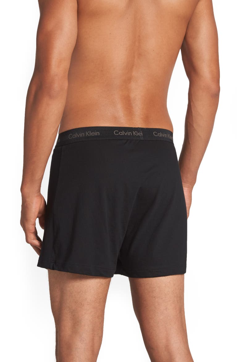 3-Pack Cotton Boxers, Alternate, color, BLACK/ GREY/ WHITE