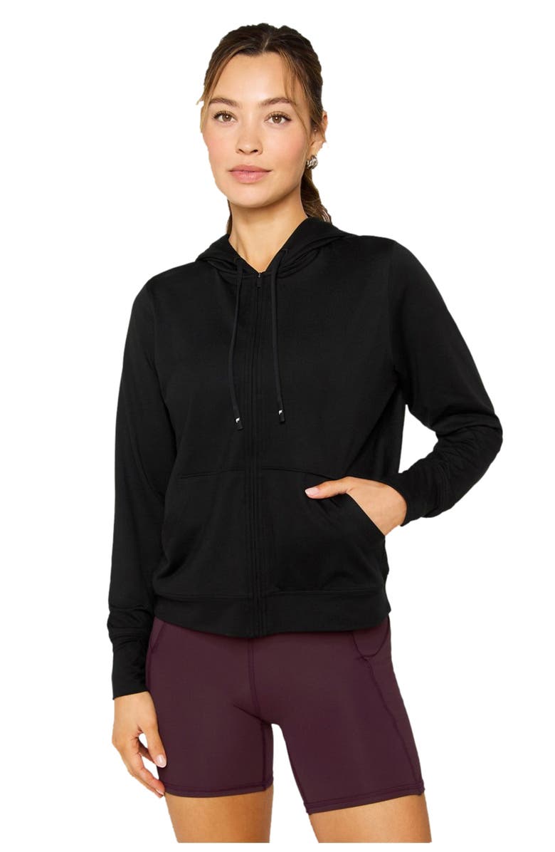 Fabletics Cloud Jersey Full Zip Hoodie, Main, color,