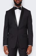 9tofive Shawl Lapel Solid Wool Dinner Jacket