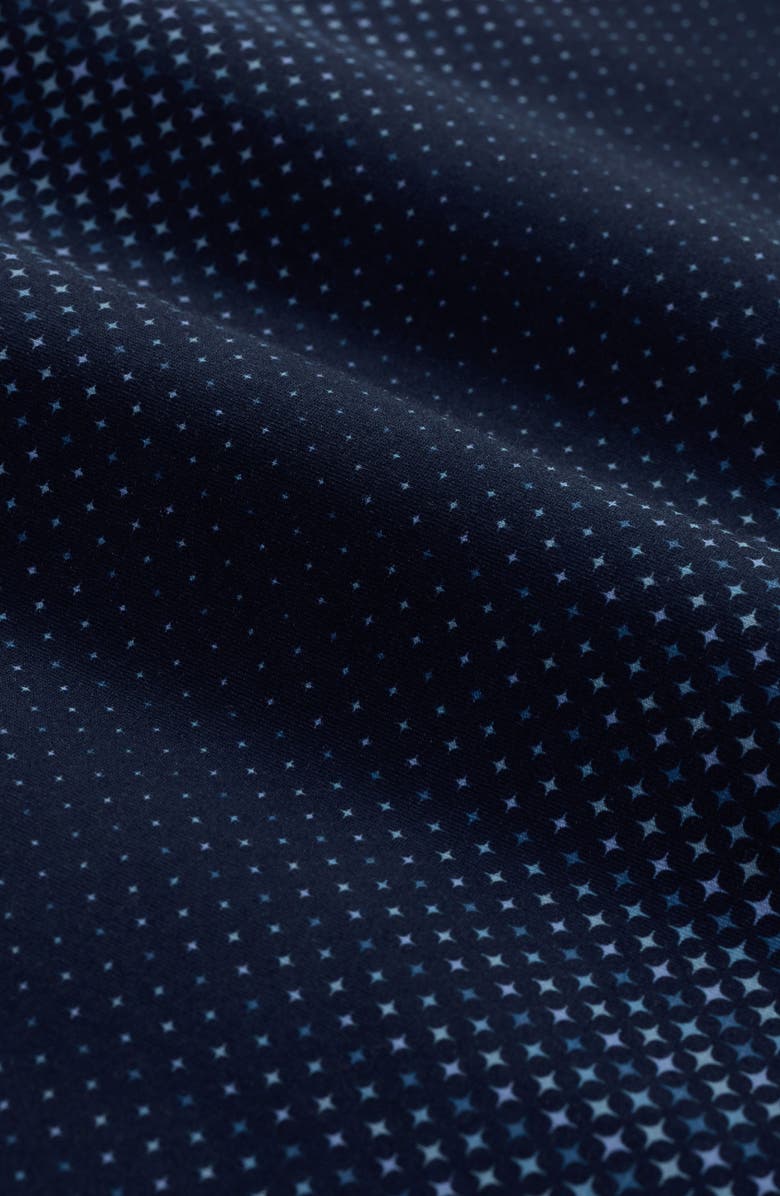 Bugatchi James OoohCotton<sup>®</sup> Gradient Geo Print Button-Up Shirt, Alternate, color, Navy