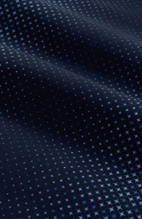 Bugatchi James Ooohcotton® Gradient Geo Print Button-up Shirt In Blue