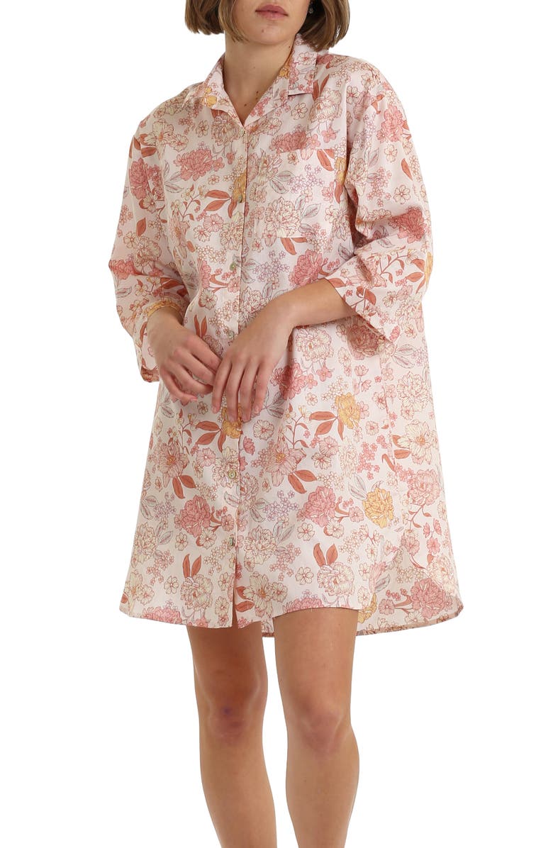 Papinelle Karolina Cotton Sateen Nightgown, Alternate, color,