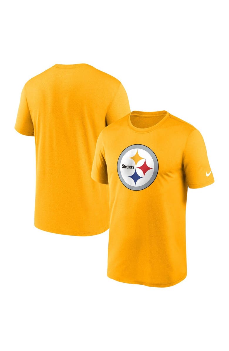 Nike Men's Nike Gold Pittsburgh Steelers Legend Logo Performance T-Shirt, Main, color, Gold