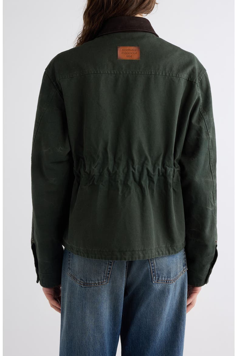 Onuk Canvas Jacket, Alternate, color, DARK GREEN