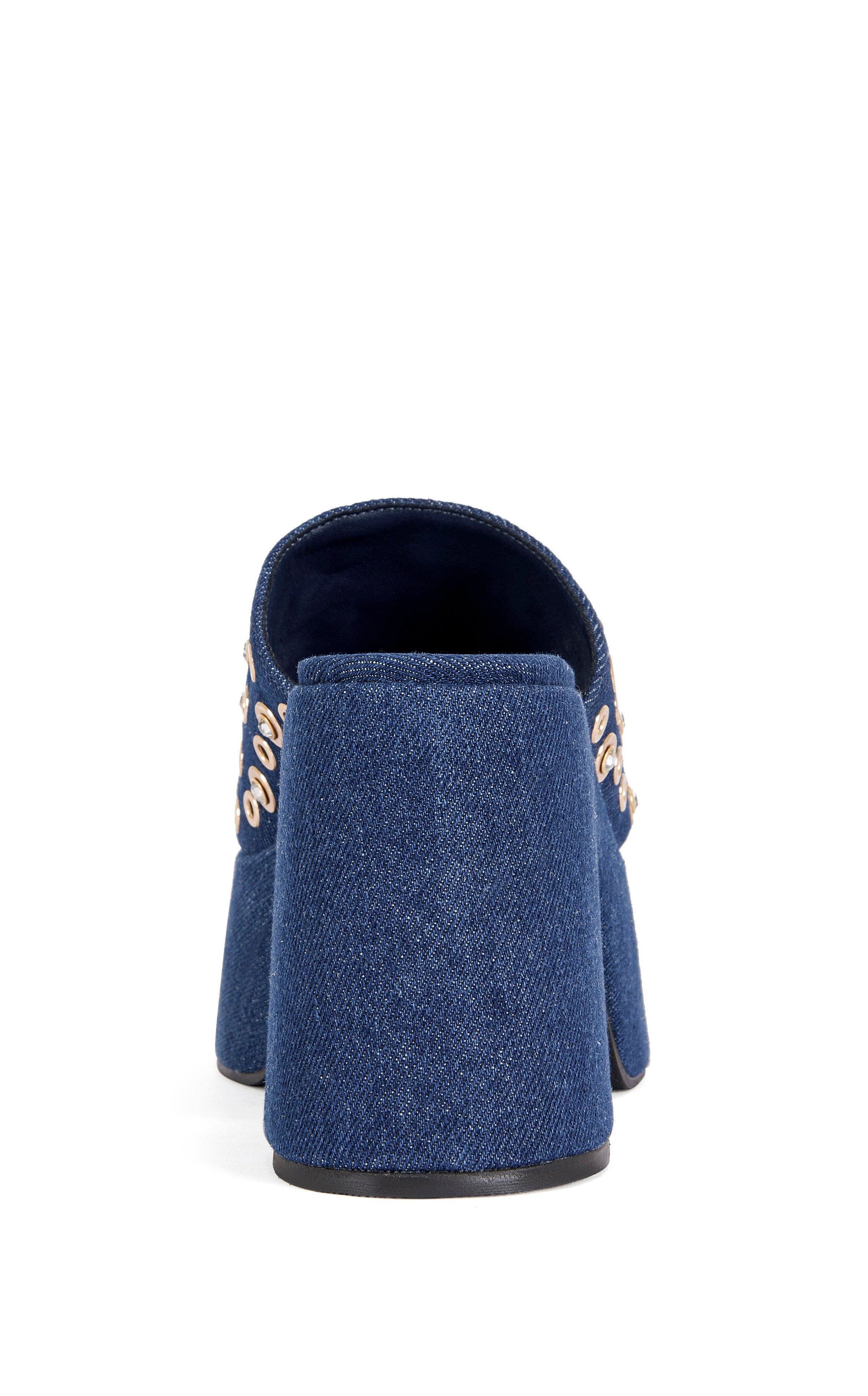 AZALEA WANG THEODORA-DENIM PLATFORM SANDAL - DENIM / 6 / BLOCK, Alternate, color, Denim