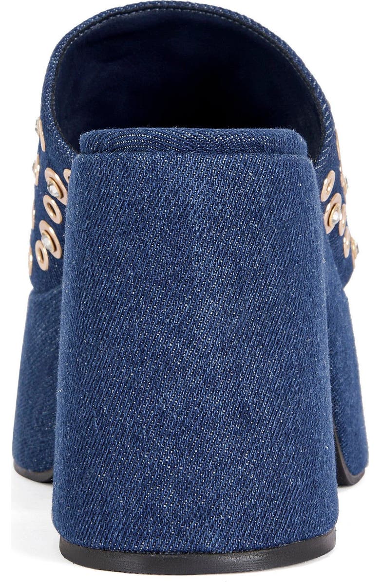 AZALEA WANG THEODORA-DENIM PLATFORM SANDAL - DENIM / 6 / BLOCK, Alternate, color, Denim