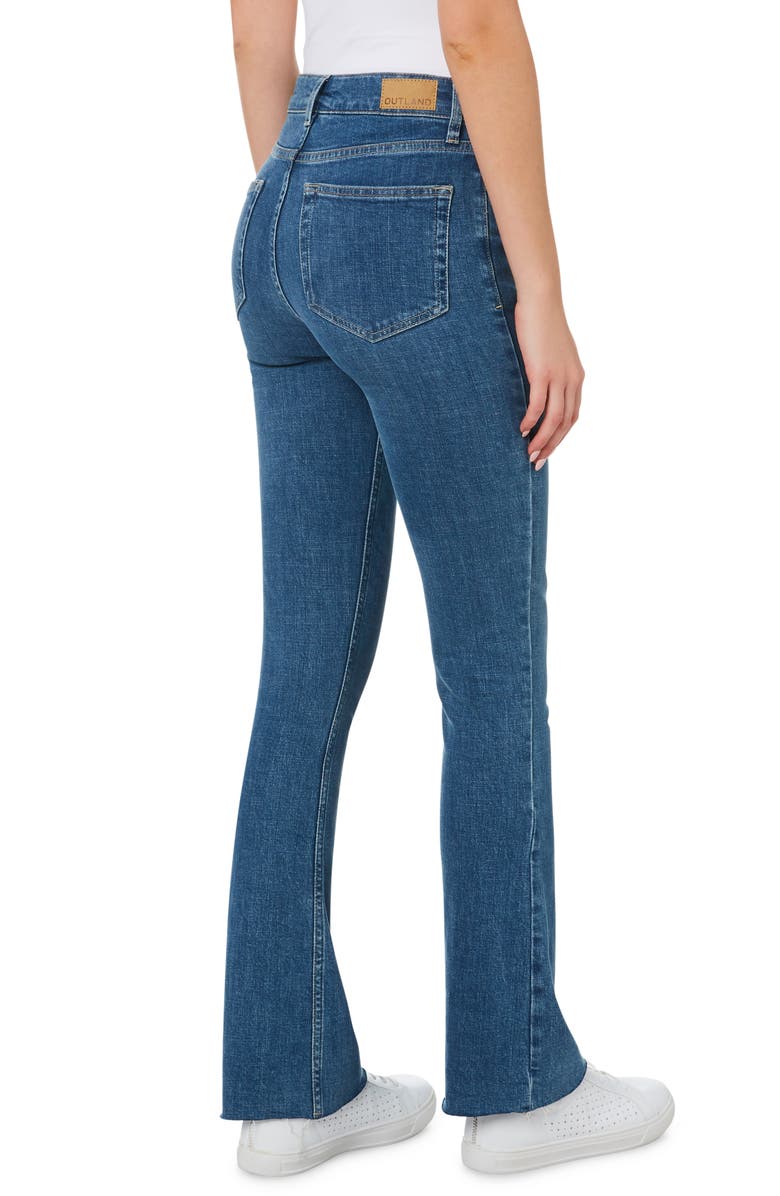 Outland Denim Stevie High Waist Flare Leg Jeans, Alternate, color, 