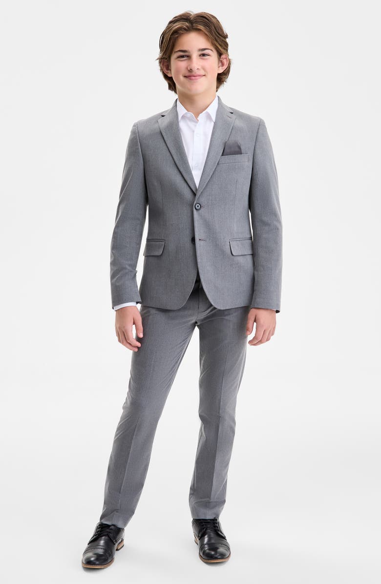 Brooks Brothers Kids' Two-Piece Suit, Main, color, Grey