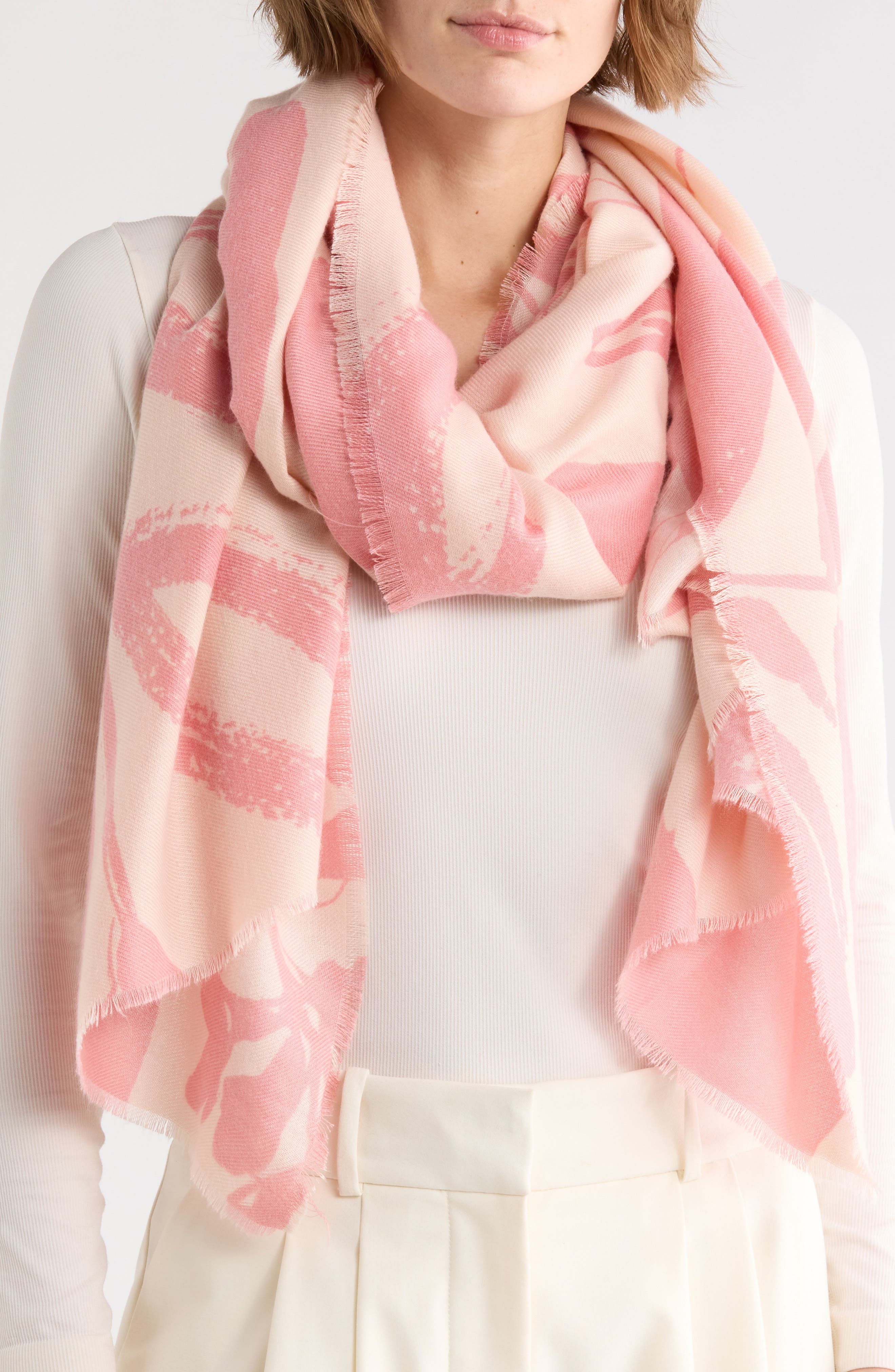 Vince Camuto Leaves Supersoft Wrap