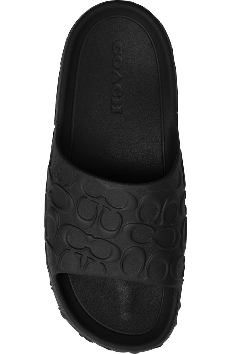 COACH Bay Slide Sandal, Alternate, color, Black