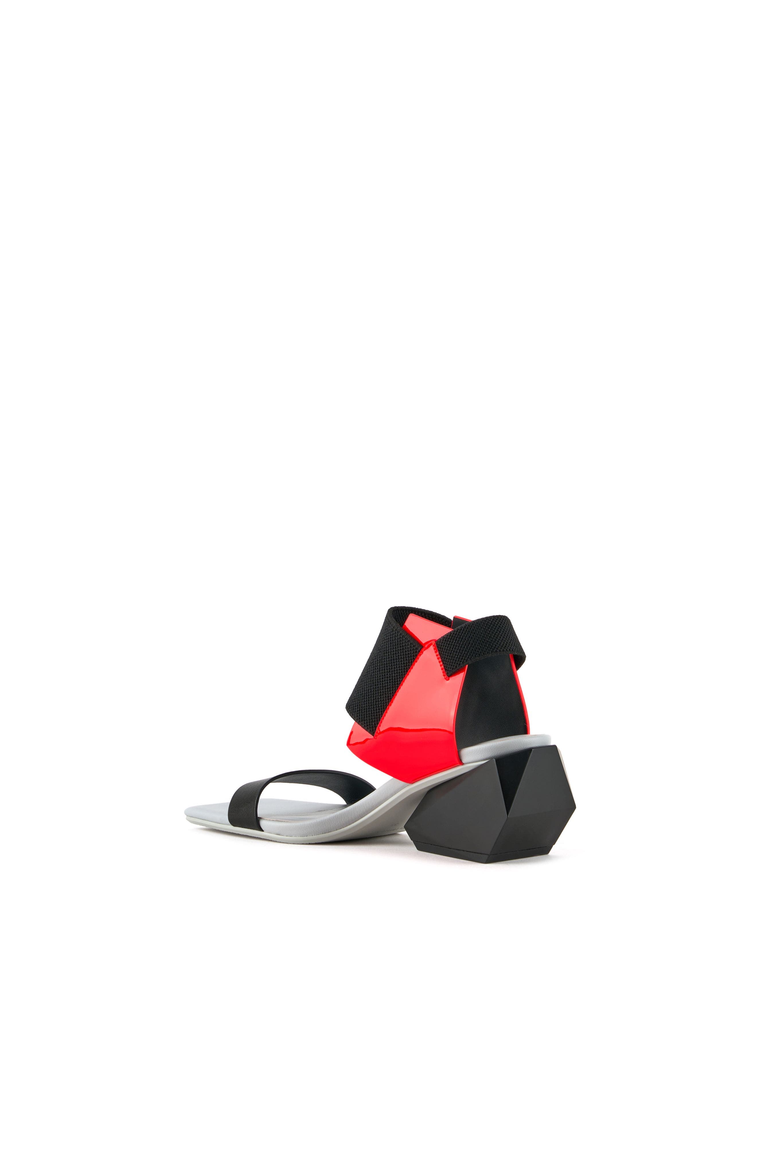 Ricky Sandal Mid, Alternate, color, Fluo Red