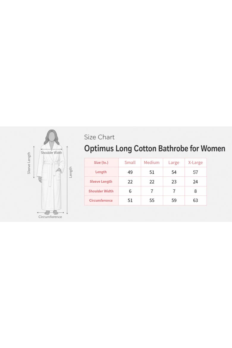 Optimus Long Cotton Bathrobe for Women, Alternate, color, Navy
