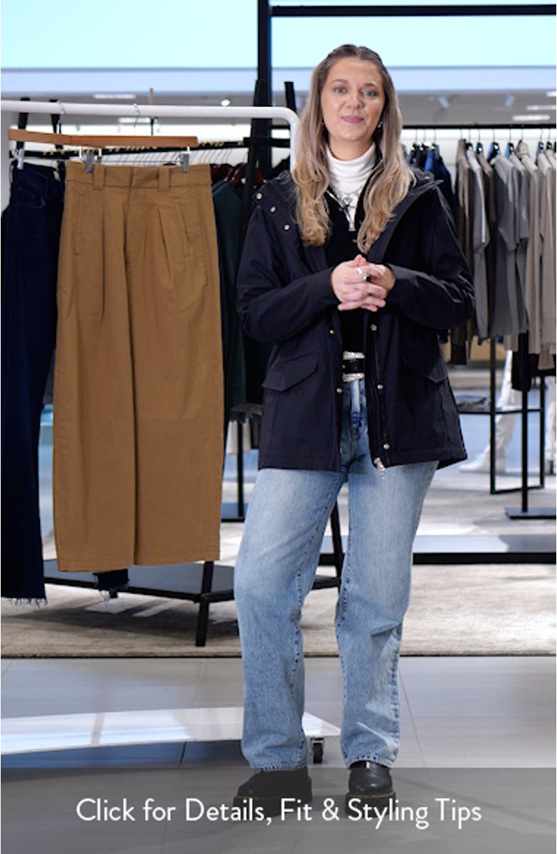 Carmela Water Repellent Hooded Raincoat, sales video thumbnail