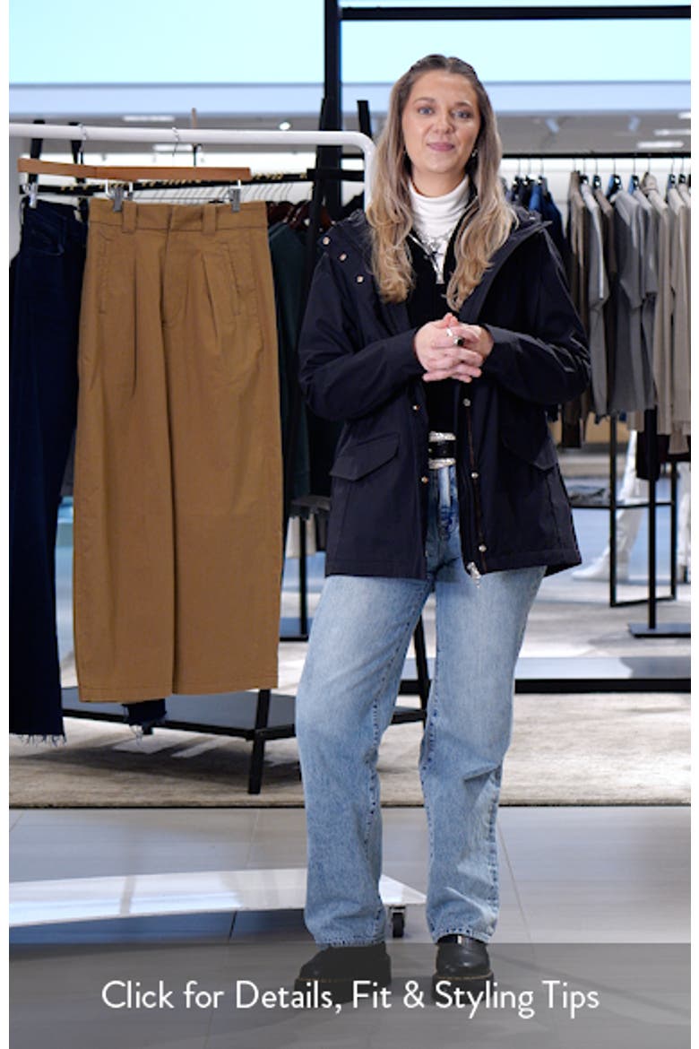 Carmela Water Repellent Hooded Raincoat video