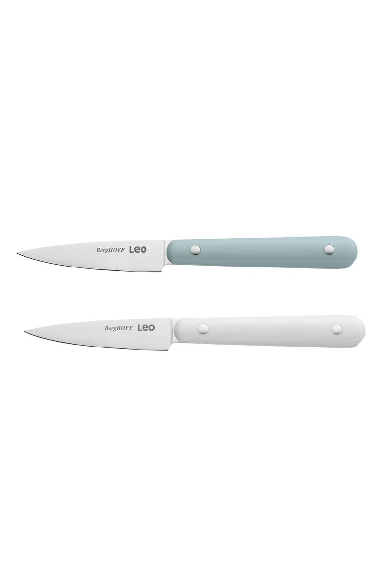 BergHOFF Leo Slate & Spirit 2-Piece Knife Set, Main, color, Silver Multicolor