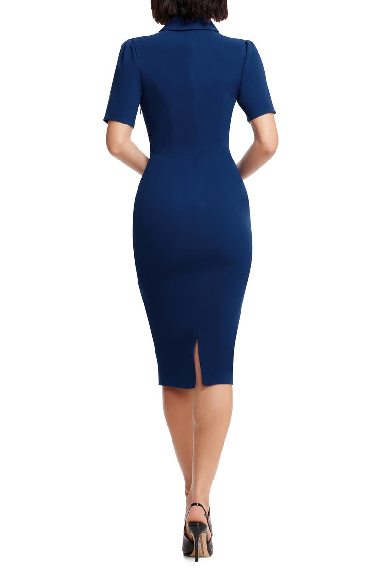 Gloria Front Zip Sheath Dress (Women) | Nordstrom