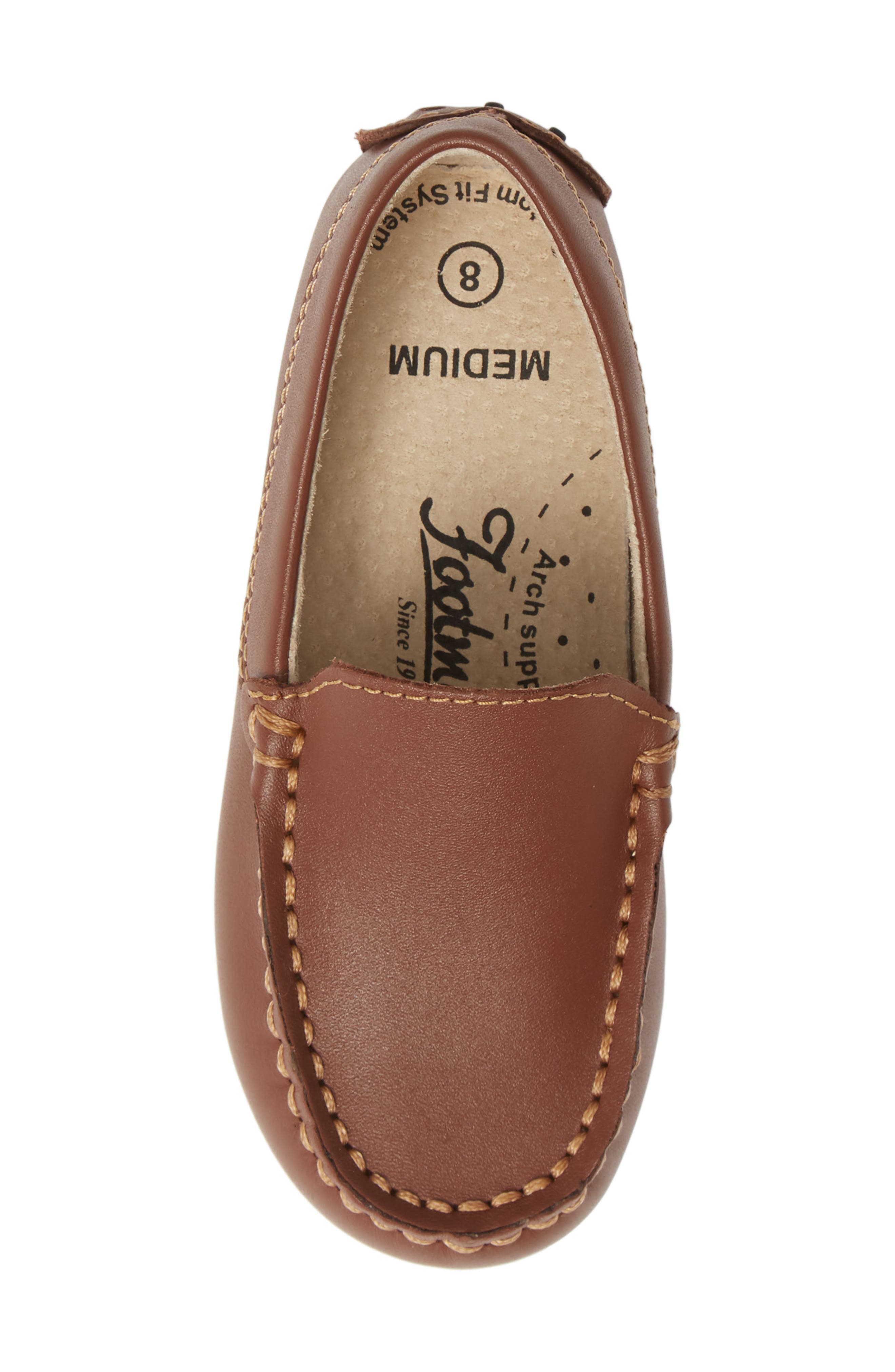 Footmates Brooklyn Loafer, Alternate, color, Cognac