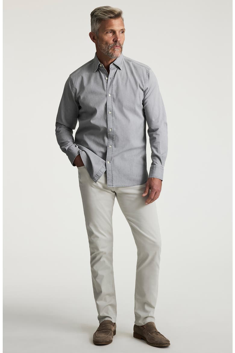 Courage Straight Leg Stretch Twill Pants, Alternate, color, GLACIER TWILL