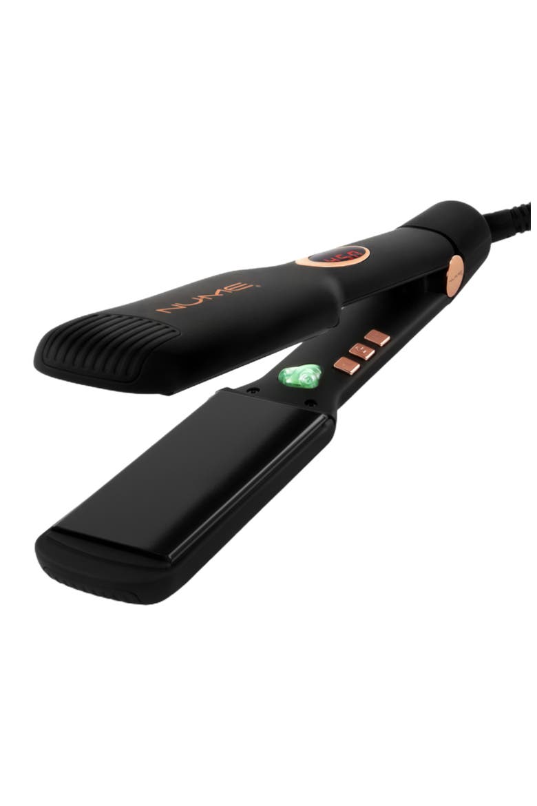 Megastar X Flat Iron  1.75-inch Tourmaline Hair Straightener, Alternate, color, Black/ RoseGold