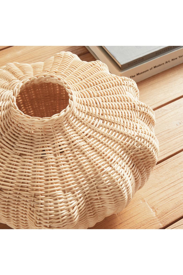 Evren Vase Short, Alternate, color, Beige