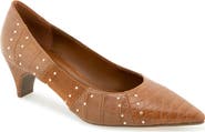Reaction Kenneth Cole Mandy Croc Embossed Faux Leather Pump