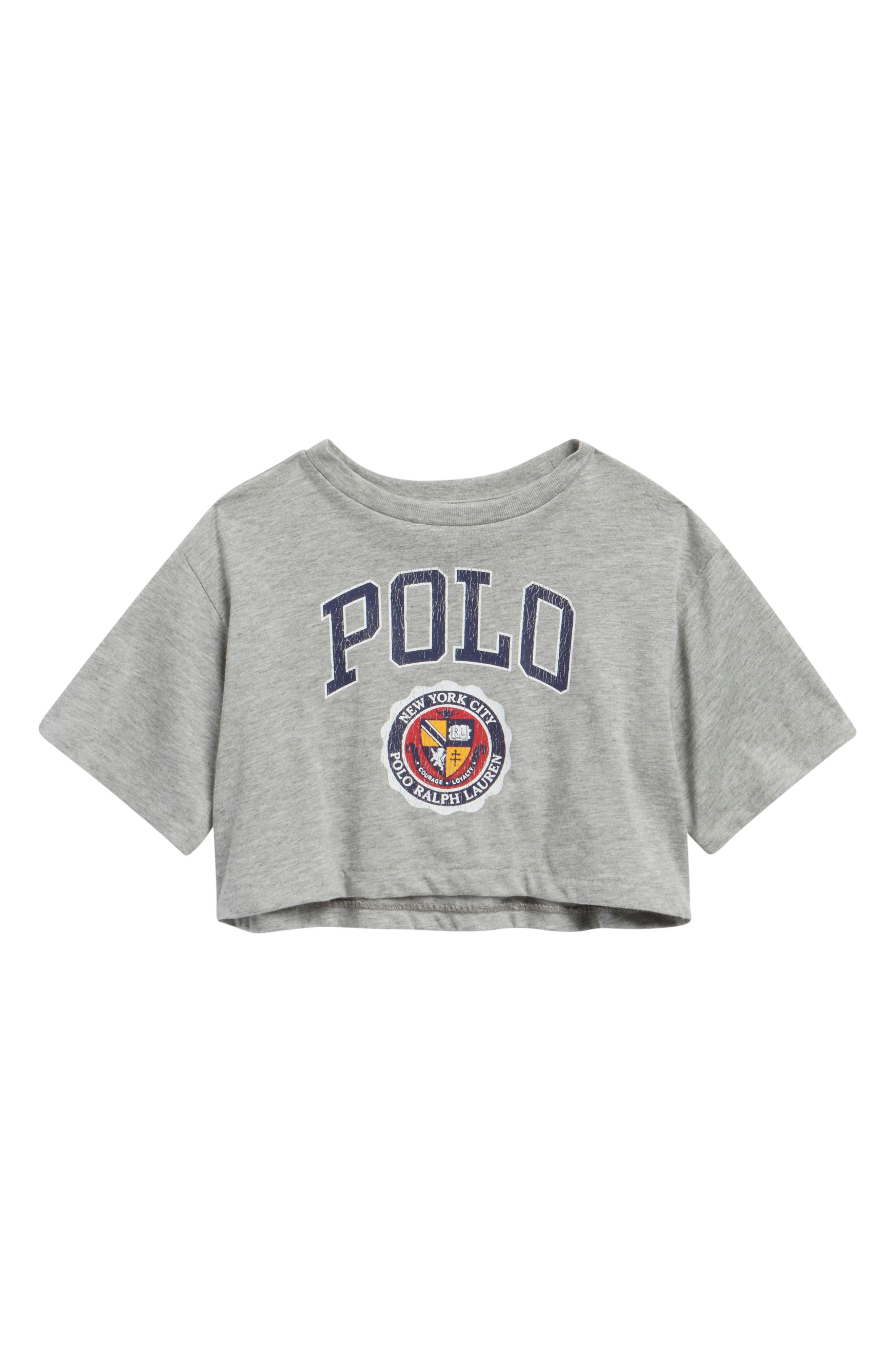 Kids' Logo Graphic Crop T-Shirt