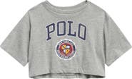 Polo Ralph Lauren Kids' Logo Graphic Crop T-Shirt
