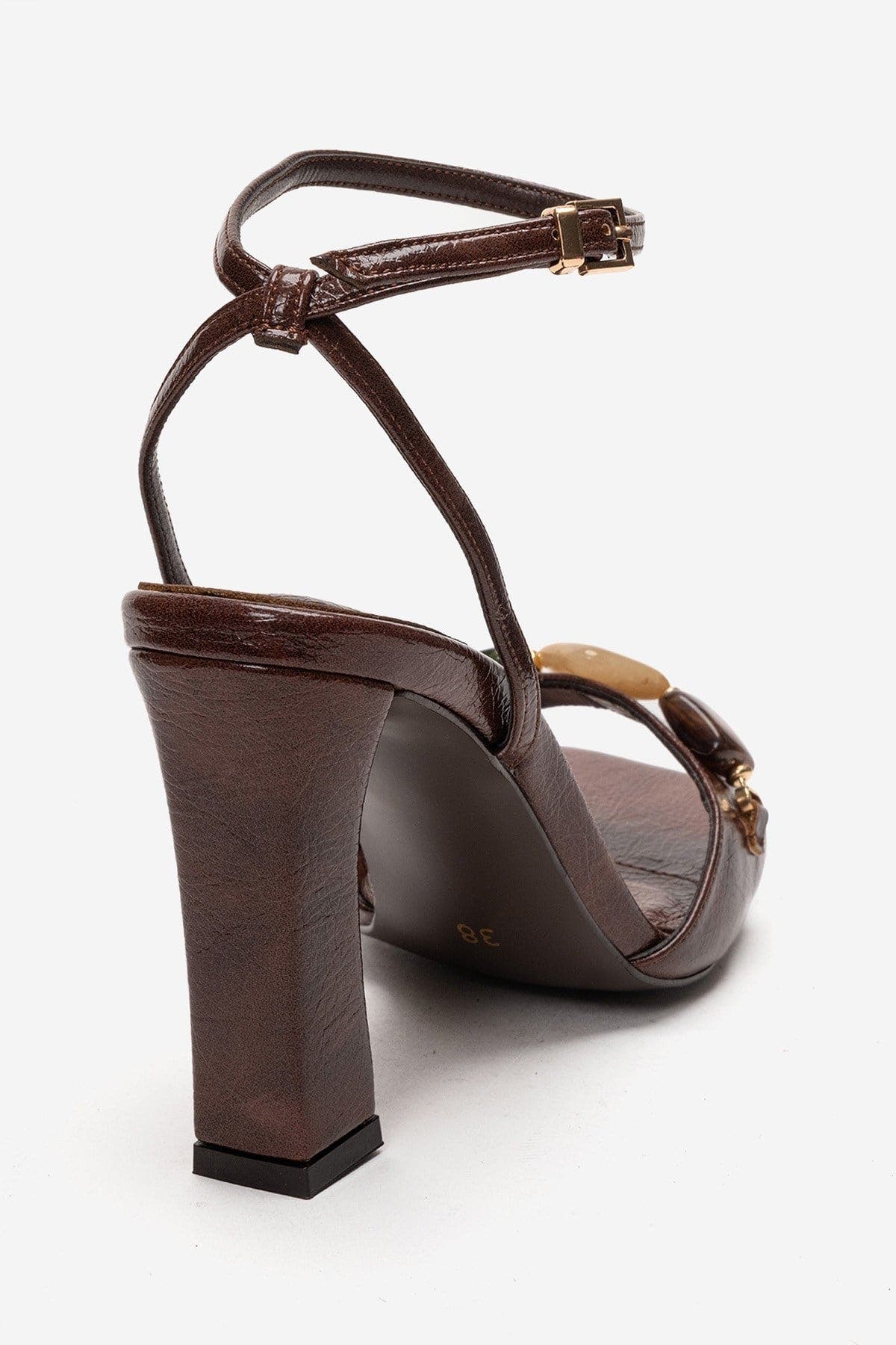 Prologue Shoes Franca Block Heel Sandal, Alternate, color, Brown