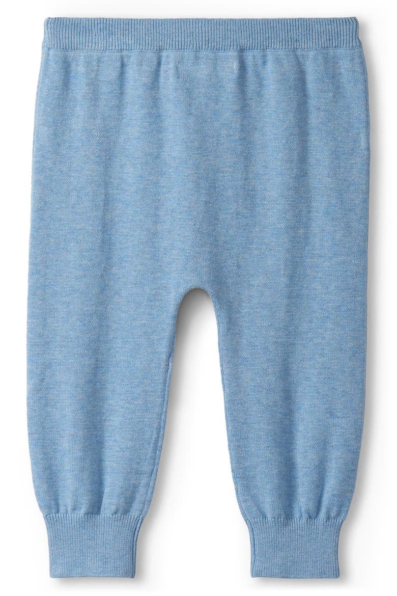 Dinosaur Cotton Crewneck Sweater & Sweater Knit Joggers Set, Alternate, color, TURQUOISE