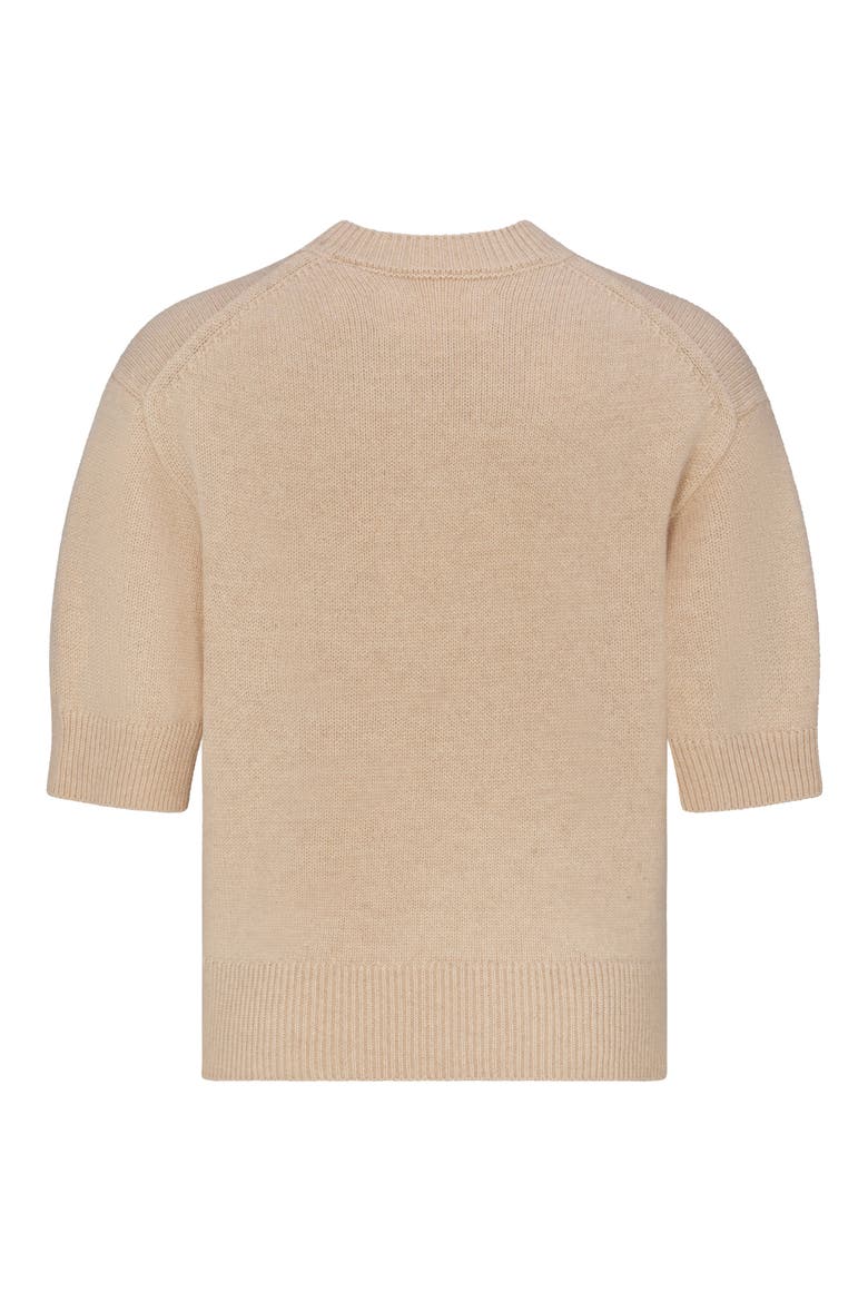 Sally Cashmere Tee, Alternate, color, SAND HEATHER