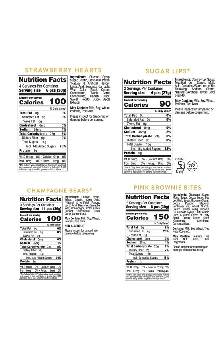 sugarfina Say It With Sweets Candy Bento Box 
Heart Box Gift Set, Alternate, color, 