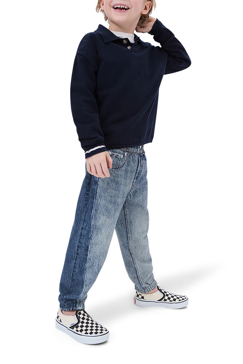 Kids' Mini rb Miramar Two-Tone Faux Denim Joggers, Alternate, color, SPLIN