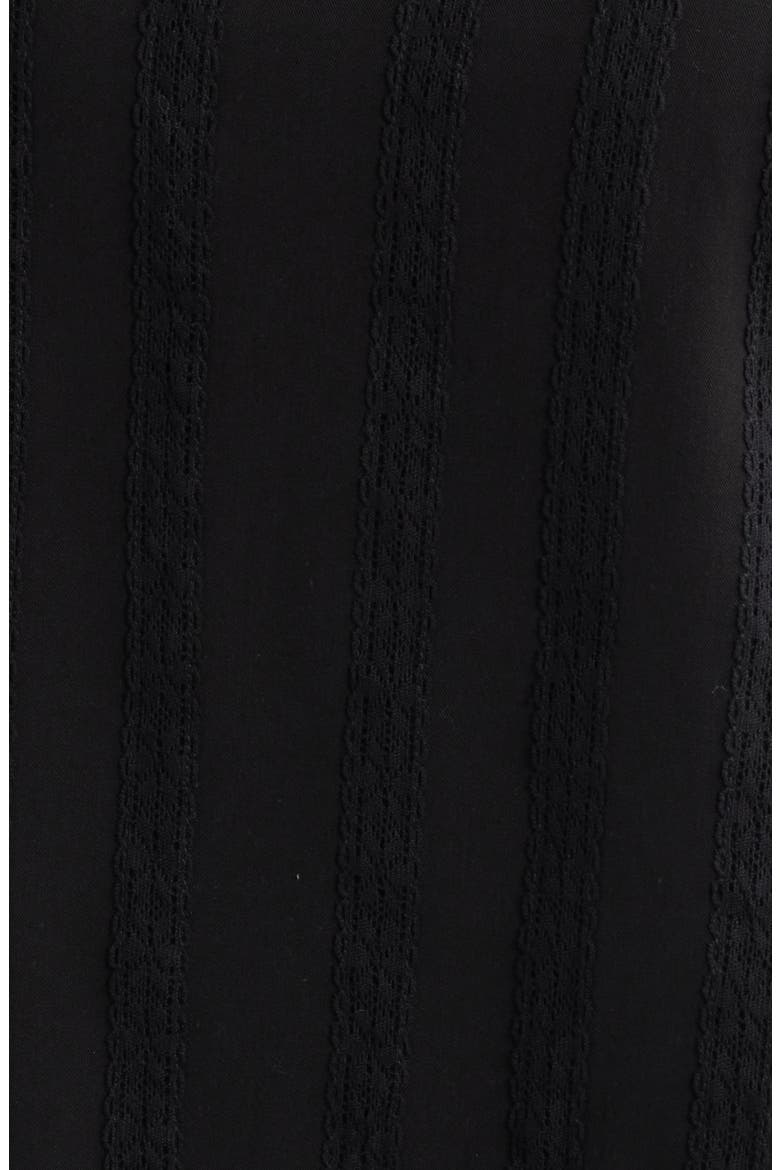 Sleeveless Mock Neck Shell, Alternate, color, BLACK
